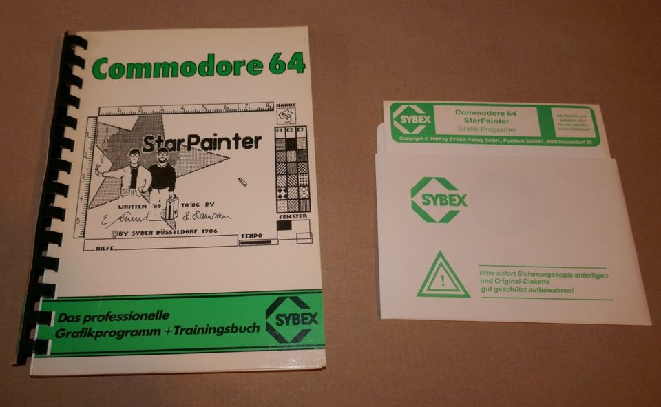 C64 Programm Sybex StarPainter, retro in Fürstenfeldbruck