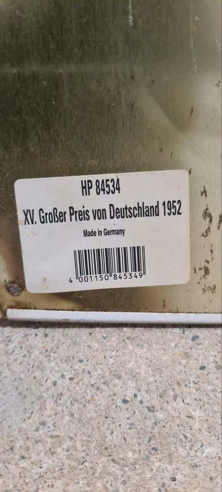 Dachbodenfund " Blechschild Grosser Preiss von Deutschland 1952" in Bad Sachsa