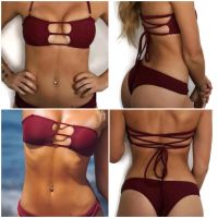 Brasilianisches Bikini-Set Badeanzug Strappy Set Bademode schnüre Schleswig-Holstein - Ahrensburg Vorschau