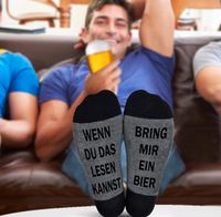 "Bring mir ein Bier" Socken - Neu und OVP Grau / Schwarz Hamburg-Nord - Hamburg Langenhorn Vorschau