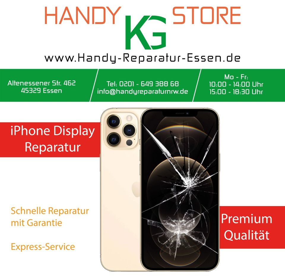 iPhone 12 oder 12 Pro Display Reparatur in Essen