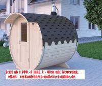 Saunafass Fass Sauna Gartensauna liegend! Zum SONDERPREIS! Nordrhein-Westfalen - Grevenbroich Vorschau