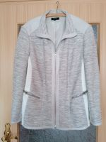 schicke weiß - graue Jacke Größe 48 Sachsen-Anhalt - Schkopau Vorschau