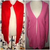 Bonita L rote Langarm Long Strickjacke Gummizug Jacke Cardigan Bayern - Neumarkt i.d.OPf. Vorschau