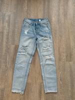 H&M Jeans xxs/32 Boyfriend low waist blau hellblau Niedersachsen - Hanstedt Vorschau