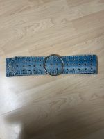 Vintage Gürtel Jeansgürtel Taillengürtel 102 cm Hellblauer Nieten Bayern - Schwabach Vorschau