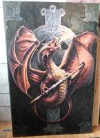 Gothic Bild auf Holz Drache 60 x 90 cm Dortmund - Löttringhausen Vorschau