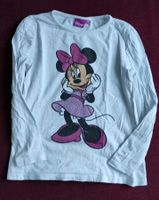 Weißes langarm Shirt Minnie Maus Gr. 128 Berlin - Hohenschönhausen Vorschau