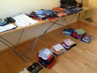 Kleiderpaket in 116 mit Timberland T-Shirts und Poloshirts Hessen - Darmstadt Vorschau