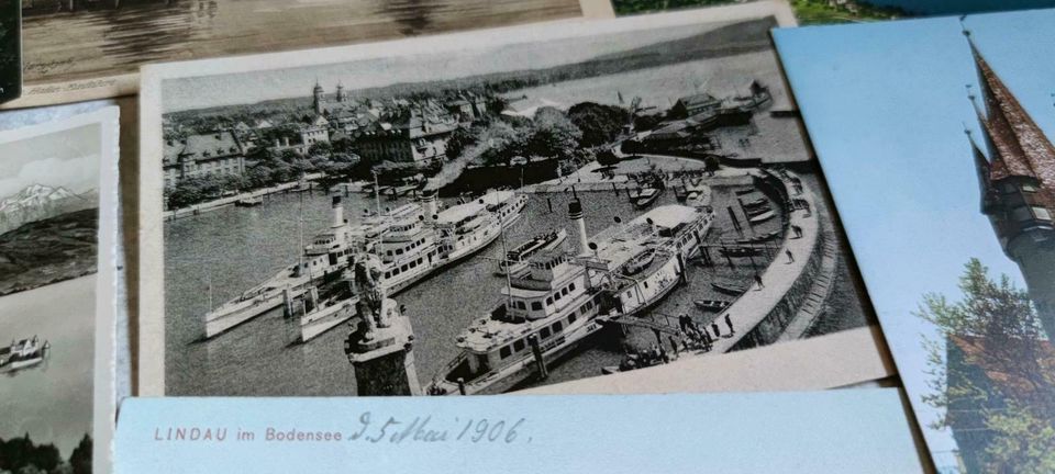 17 Alte Postkarten von Lindau vor 1945 in Werder (Havel)