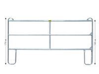 5 Stk. Patura 3-er Panel Paddock - 4x 3,60m x 1,70m + 1x Tor 3m Bayern - Waging am See Vorschau