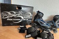 Inliner Geoblade Rollerblade OVP Gr44,5 schwarz blau * fast neu * Niedersachsen - Aurich Vorschau