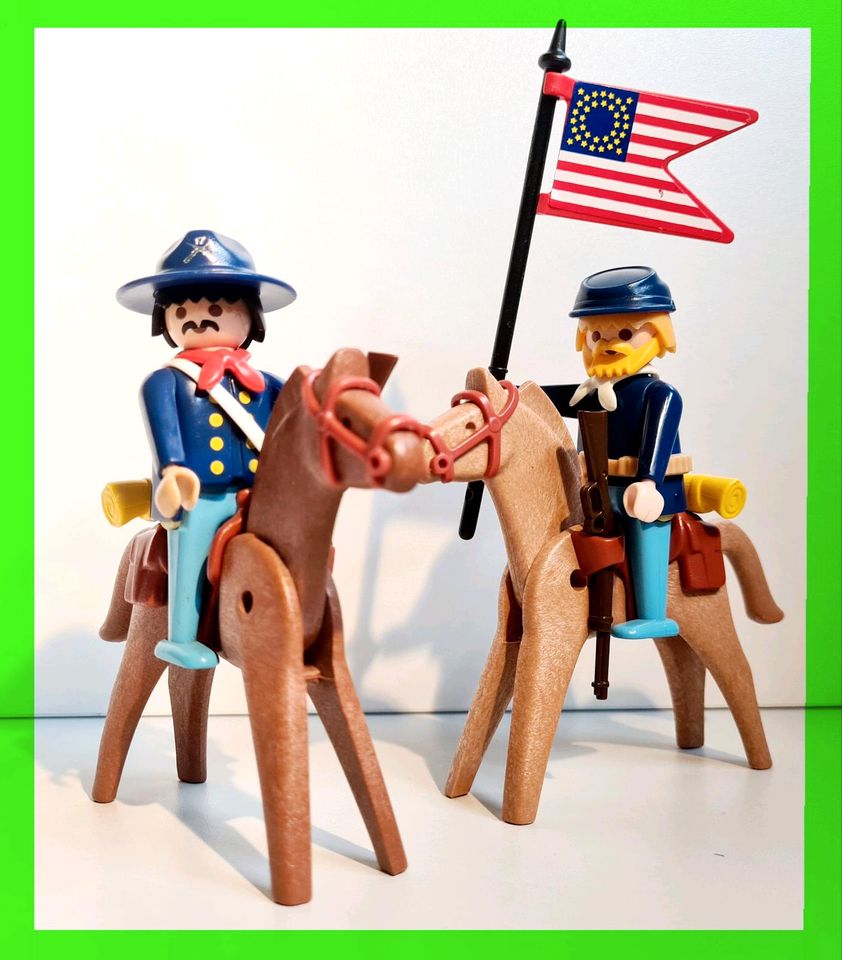 Playmobil Western Kavallerie Nordstaaten Cowboys in Traitsching