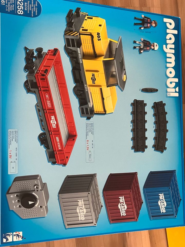Playmobil Eisenbahn 5258 mit vielen Erweiterungen in Spalt