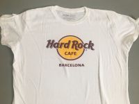 T Shirt Damen Hard Rock Café Barcelona XL weiß Bayern - Aschaffenburg Vorschau