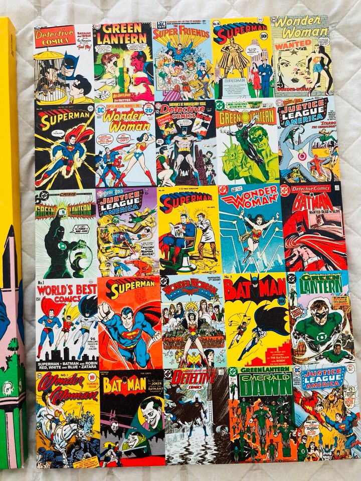 3x Leinwand Superhelden DC Comic Retro in Fredersdorf-Vogelsdorf