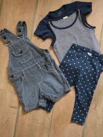 Sommerpaket Bodies Leggings H&M 80 Latzhose Alana 74 maritim Brandenburg - Michendorf Vorschau