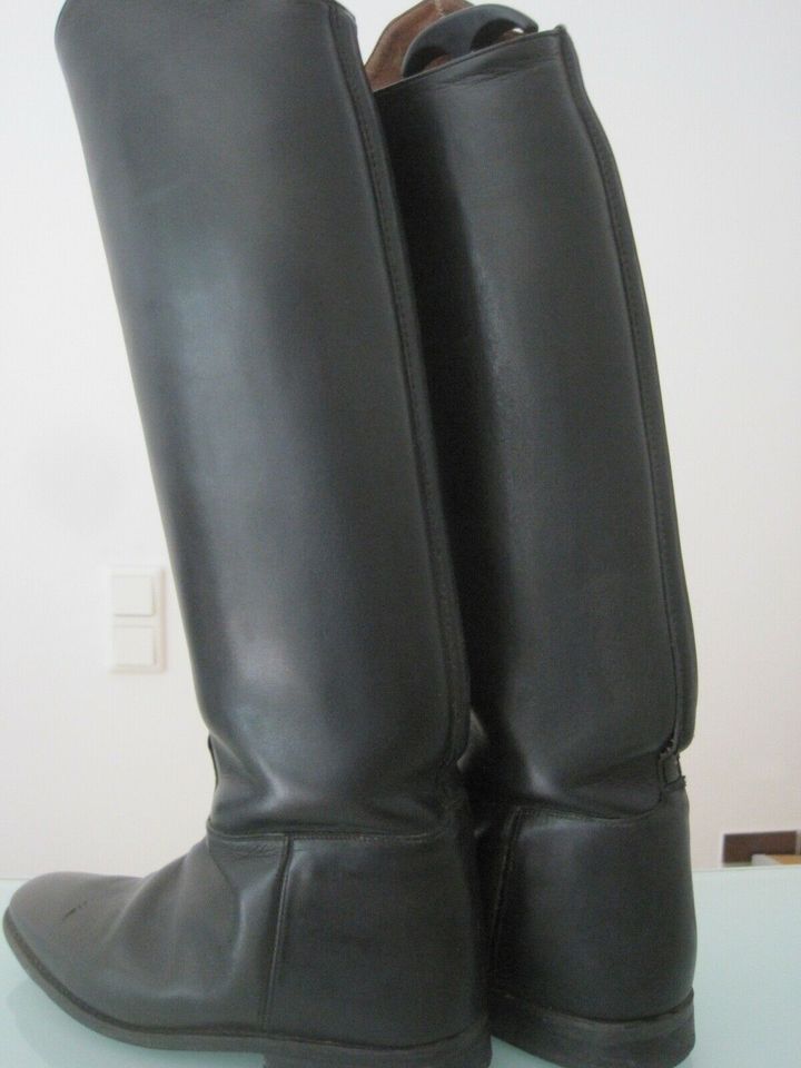 Reitstiefel Leder, schwarz von Petrie Gr. 5, 38 incl. Versand in Essen