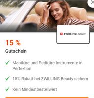 Zwilling  Beauty 15 % Gutschein Maniküre Pediküre Nordrhein-Westfalen - Solingen Vorschau