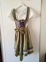 Dirndl Gr.46 oliv/violett inkl. Bluse Gr.44 Bayern - Hohenburg Vorschau