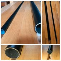 Vorhangstange Rundstange Stange Metall schwarz 2m 1,5cm 2,7cm Abh Baden-Württemberg - Herrenberg Vorschau