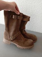 Halbhohe Stiefel, Veloursleder, braun Gr. 38 Berlin - Treptow Vorschau