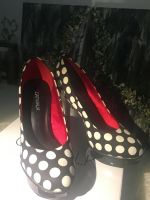 High heels schwarz rot weiß Polkadots Gr36 Bayern - Fürth Vorschau