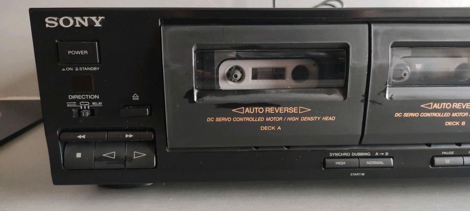 SONY Doppelkassettendeck TC - WR 465 Tapedeck Auto Reverse HX-Pro in Berlin