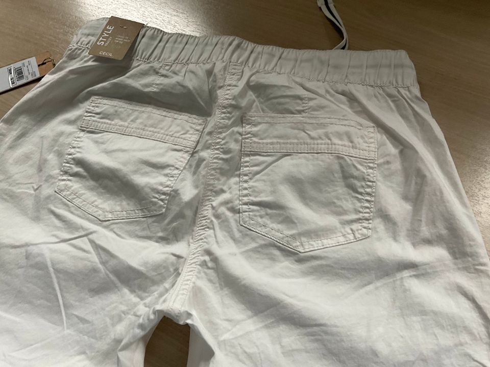 Hose/Joggpant Cecil Tracy Gr.  S/28 off white NEU mit Etikett in Gelsenkirchen