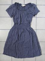 Kleid blau dunkelblau weiß geblümt Blumen floral Carmen H&M S 36 Neuhausen-Nymphenburg - Neuhausen Vorschau