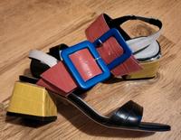 Cafénoir - Sandalen Leder Gr. 36 bunt NEU Berlin - Steglitz Vorschau