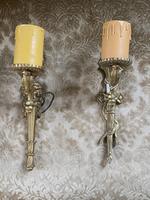 2 Jugendstil Messing Lampen Wandlampen E27 vintage Berlin - Neukölln Vorschau