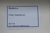 Mineraliensammlung: Rubin von Prilep großer Kristall Fluoreszenz Nürnberg (Mittelfr) - Nordstadt Vorschau