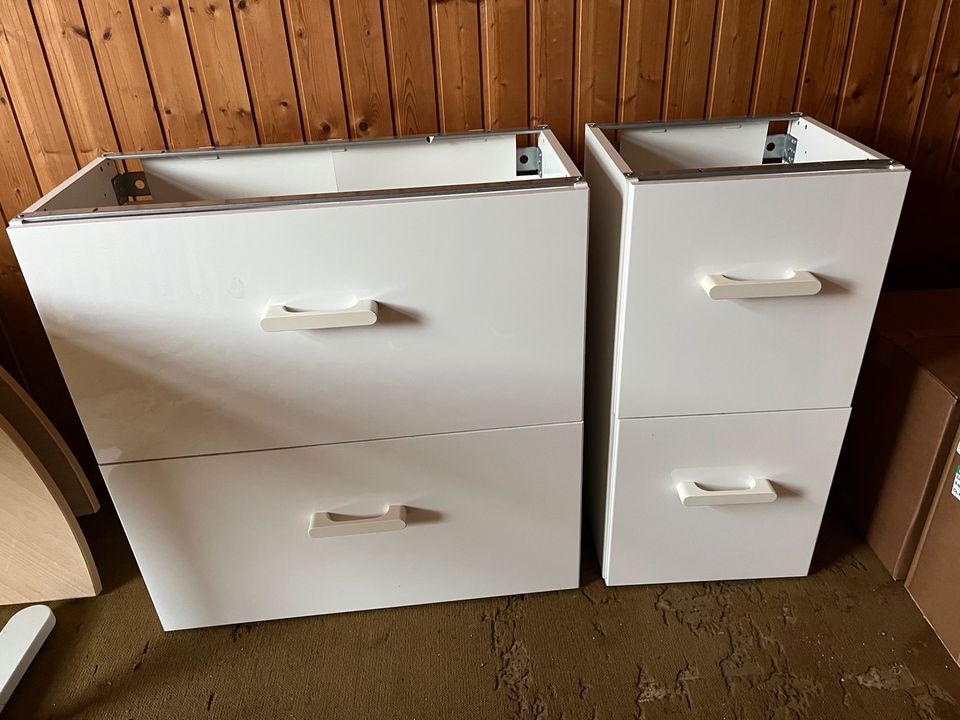 IKEA Küchen Unterschrank mit je 2 Schubladen weiß in Neumünster