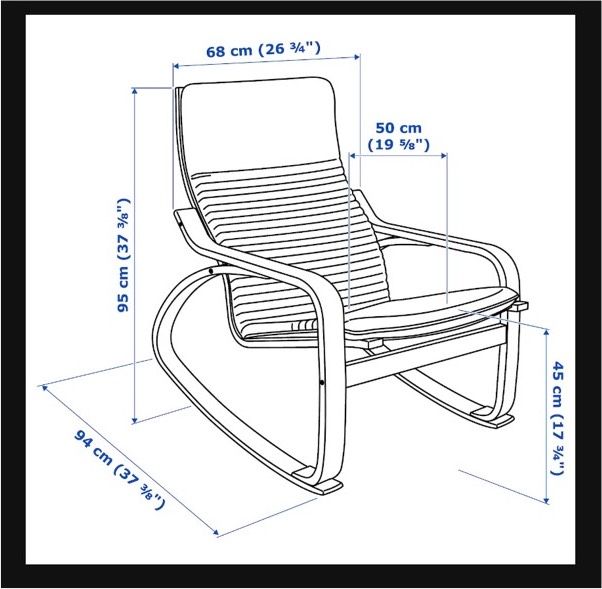 Schaukelstuhl Poäng Ikea in Tönisvorst