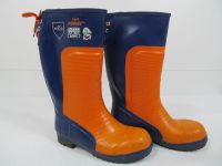 NORA FORST SCHNITTSCHUTZ - GUMMISTIEFEL BLAU ORANGE LEVEL 3 S3 Nordrhein-Westfalen - Schloß Holte-Stukenbrock Vorschau