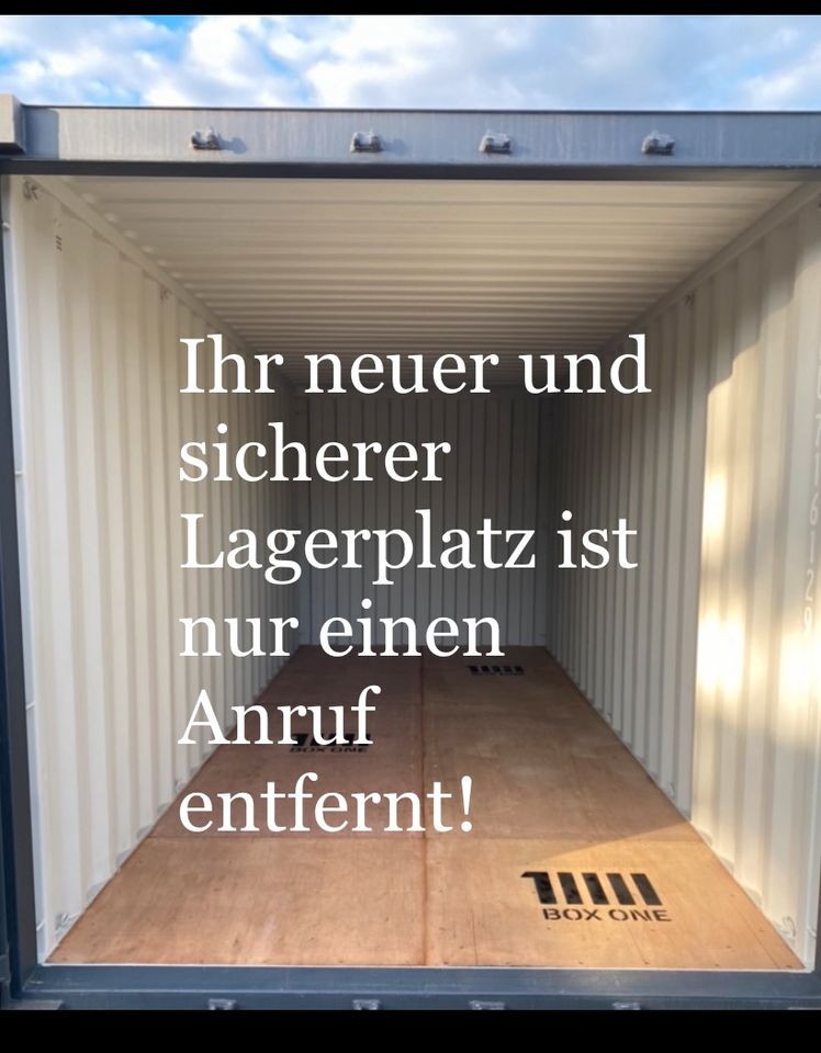 NEU! ✅ 20 Fuß Seecontainer mieten | Lagerfläche | Ebenerdig | Sicher | Garage | Frei! in Berlin