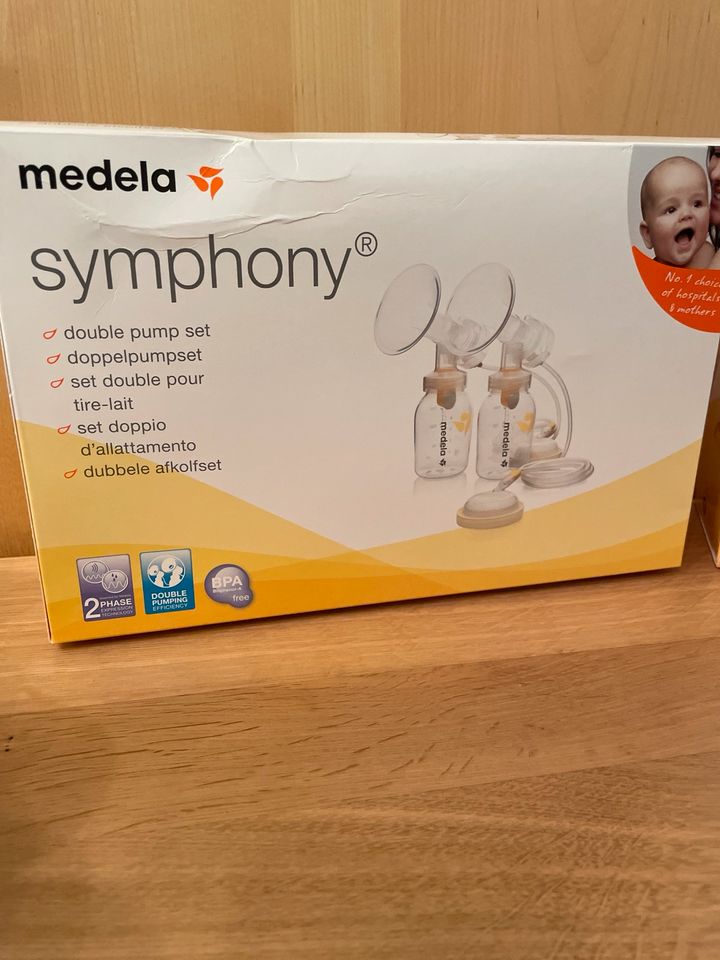 Medela Set Flaschen Calma Sauger, Doppelpumpset, Handmilchpumpe in Kirchheim bei München