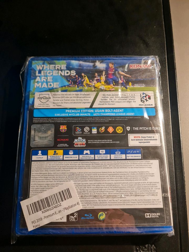 PES 2018 / PS4 / Neu (Sealed) in Witten