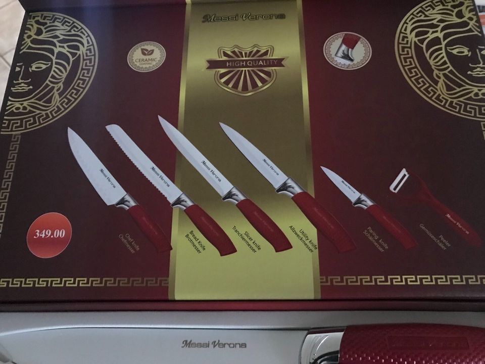 Messer Set Keramik Messi Verona Küchenmesser in Hohe Börde