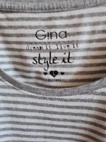 T- Shirt Gina grau /weiß Streifen Größe L neuwertig Baden-Württemberg - Hüttlingen Vorschau