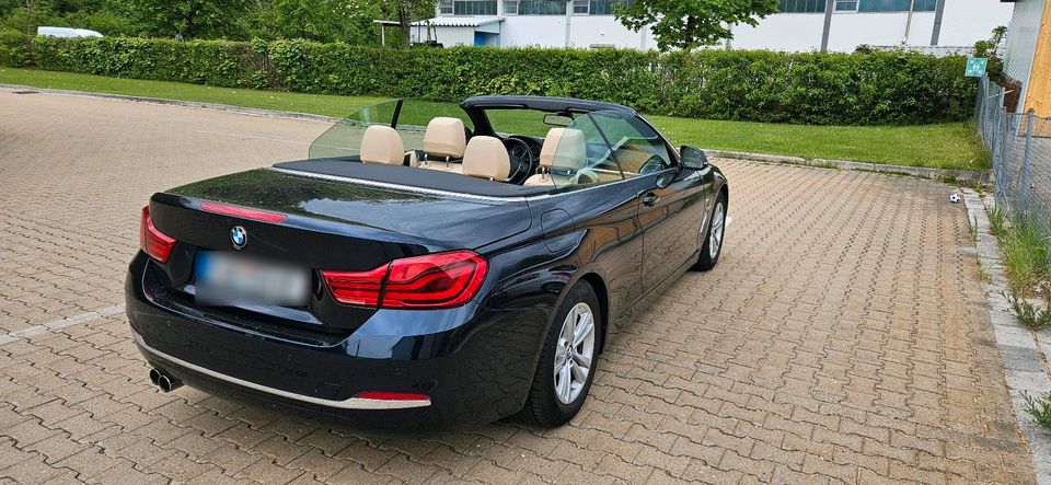 BMW 420i CABRIO LUXURY LINE NEUWERTIGER ZUSTAND NAVI LEDER AUTOMA in Füssen