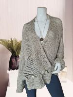 Pe Su Fi Damen Handmade Strickjacke Grobstrick Cardigan XXL beige Bayern - Dillingen (Donau) Vorschau