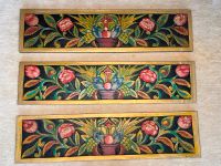Wandbild 100cm Holzschnitzerei Blumen Essen - Essen-Werden Vorschau