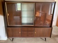 Mid Century Highboard Wohnzimmerschrank Vitrine Vintage 50er 60er Schleswig-Holstein - Westerau Vorschau