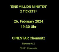 2 Tickets Kino 1 Million Minuten Chemnitz Gutschein Dresden - Löbtau-Süd Vorschau