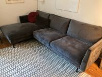 Eck-Sofa,  dunkelgrau Altona - Hamburg Ottensen Vorschau