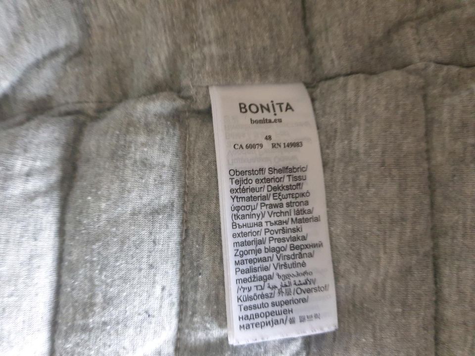 Bonita Jacke rosa weiß grau Gr. 48 Steppjacke in Porta Westfalica