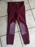 Reithose mit Knielederbesatz, Gr. 158 bordeaux Nordrhein-Westfalen - Krefeld Vorschau