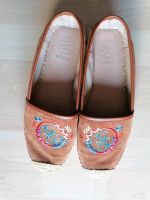 Guess Leder Sandalen Espadrilles Stickerei Hippie Ibiza 38 Nordrhein-Westfalen - Dormagen Vorschau